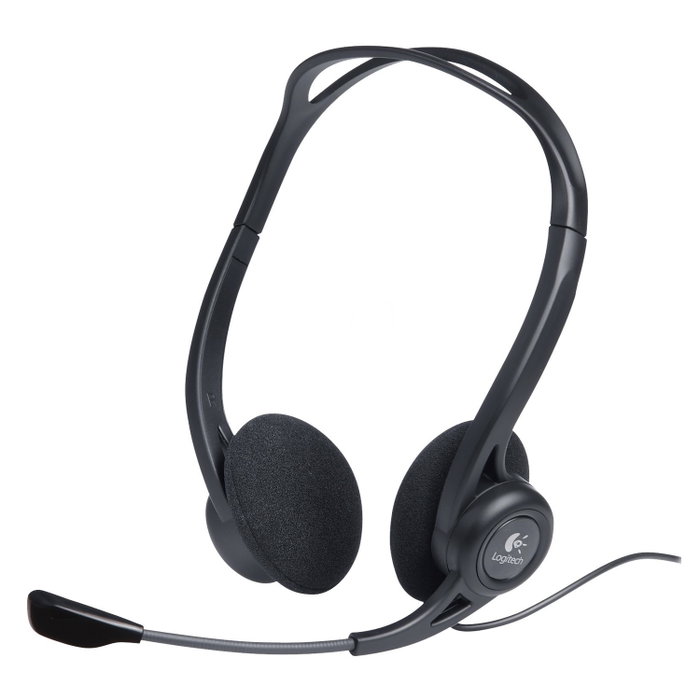 Logitech PC Headset 960 USB Negro, Supraaural, Alámbrico Logitech PC Headset 960 USB Negro, Supraaural, Alámbrico
